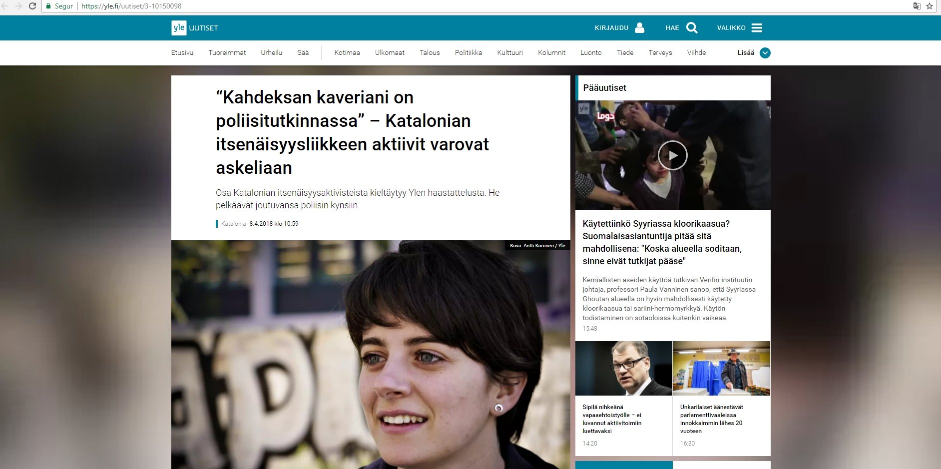 La radio finlandesa se hace eco de la persecución a los CDR