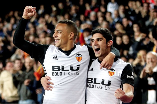 Guedes Rodrigo Valencia Espanyol EFE Guedes Rodrigo Valencia Espanyol EFE