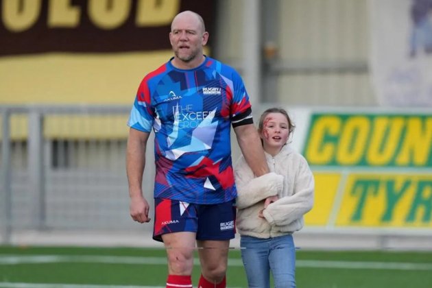 Mike Tindall y Mia Tindall GTRES