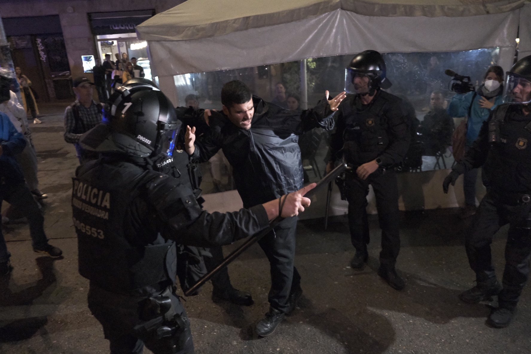 Manifestacio Ocupacio Barcelona Mossos / Carlos Baglietto