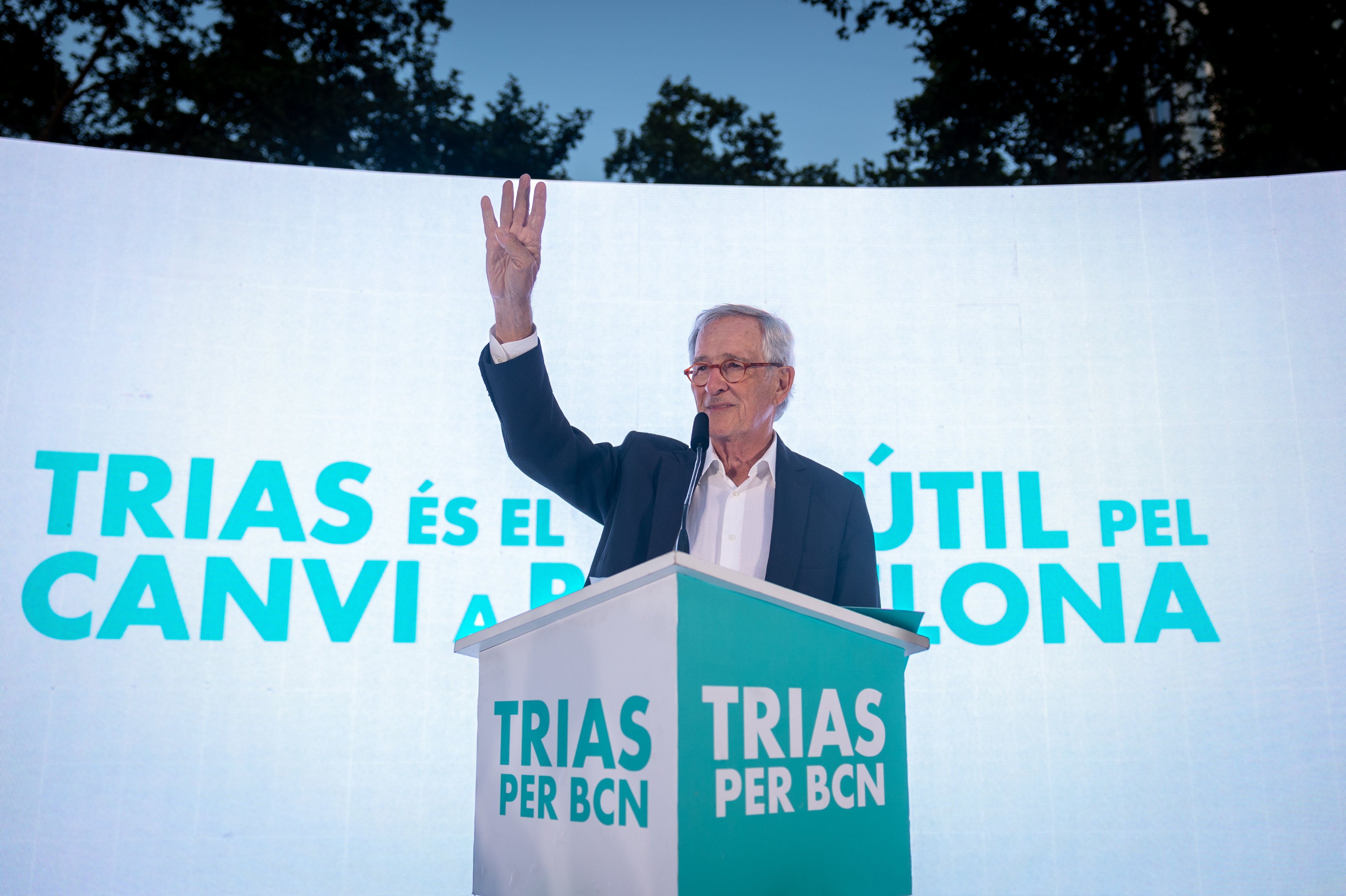 Xavier Trias apela al "voto útil y masivo" para echar a Ada Colau: "Haremos el cambio"