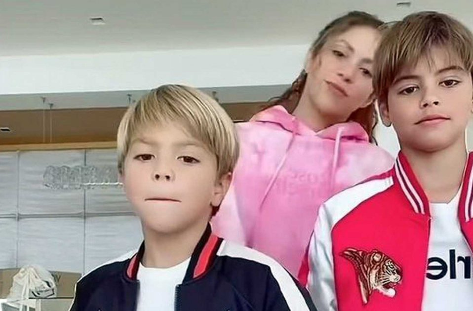 Shakira, Milan y Sasha Shakira, Milan y Sasha