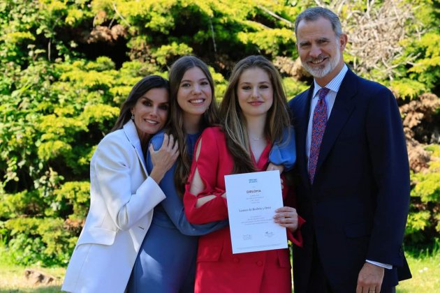Letizia en la graduación de Leonor Letizia en la graduación de Leonor