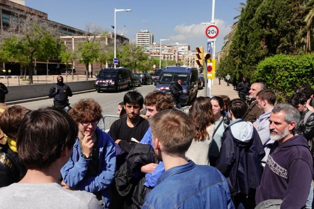 Manifestació CDR acte rei Felip VI Barcelona / sergi alcàzar