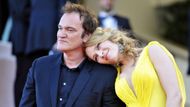 Quentin Tarantino y Uma Thurman