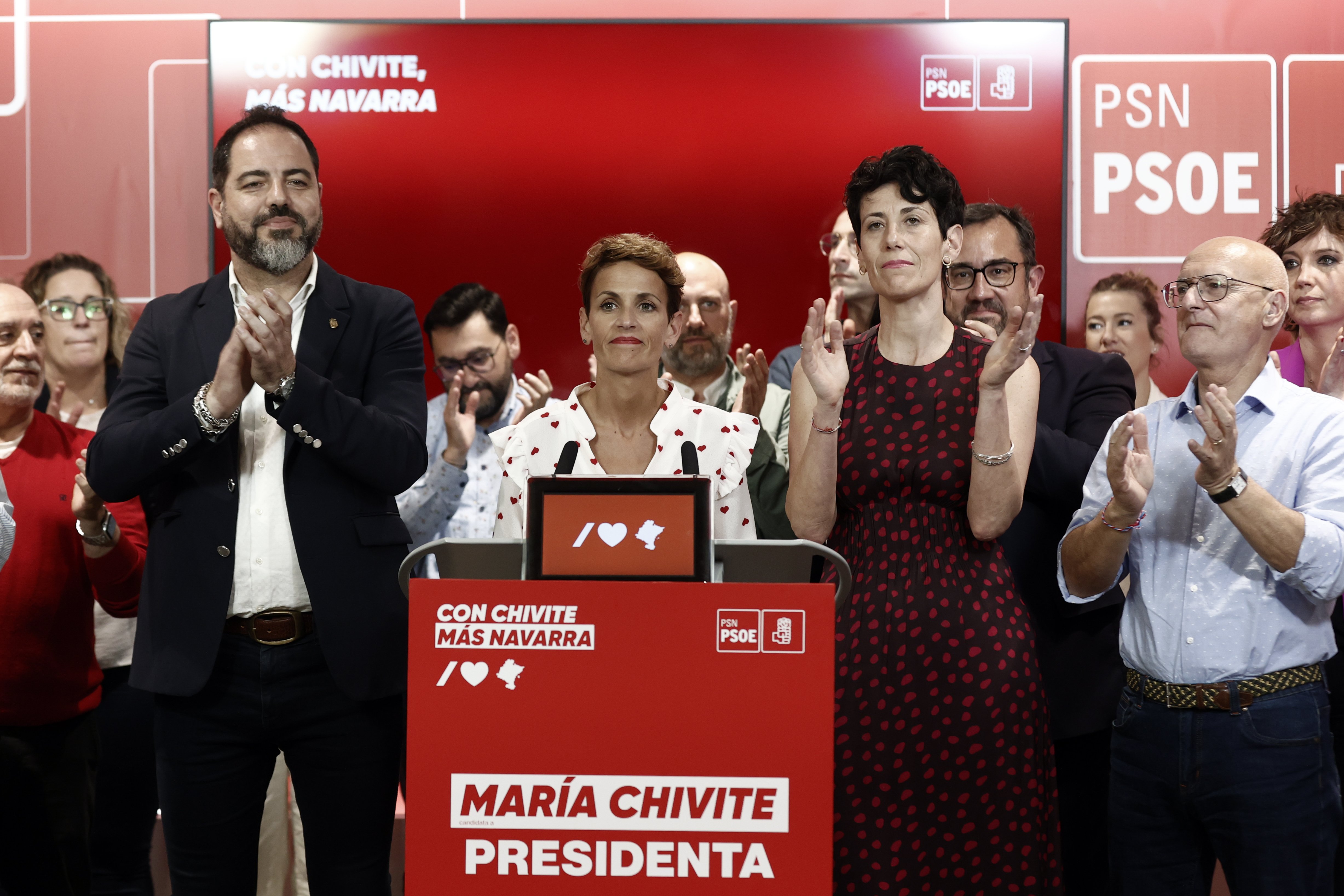 La socialista María Chivite, reelegida presidenta de Navarra con la abstención de Bildu