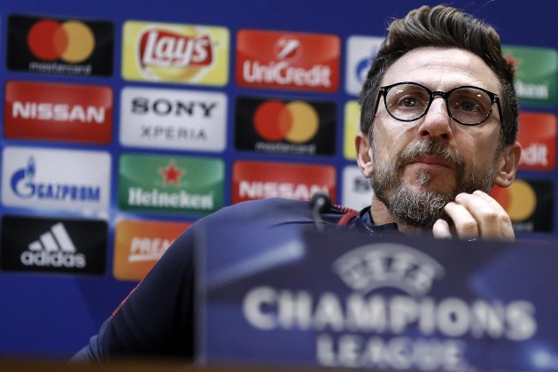 Eusebio Di Francesco Roma Barça Champions Efe