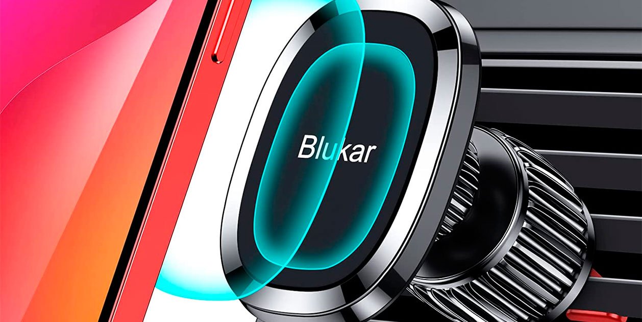 Amazon tiene un soporte magnético para móvil que se coloca en la salida de aire del coche