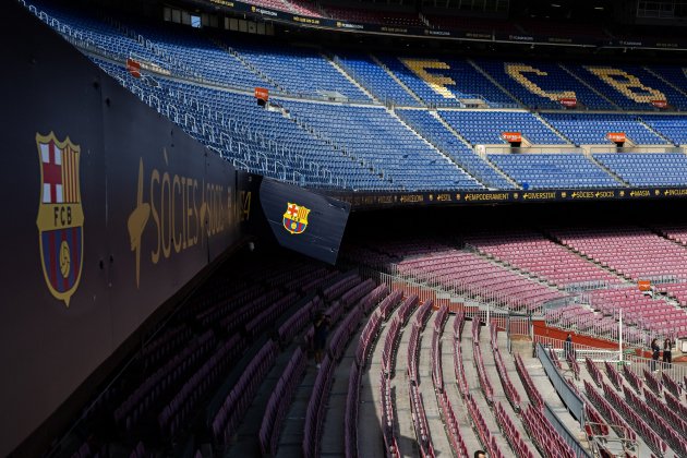 Escudo Camp Nou Barça / Foto: Miquel Muñoz Escudo Camp Nou Barça / Foto: Miquel Muñoz