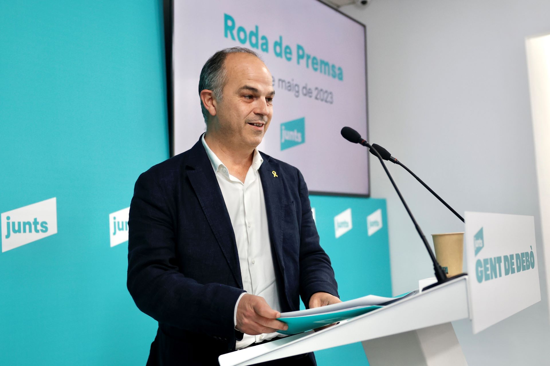 Jordi Turull comparece ejecutiva municipales convocatoria generales / montse giralt