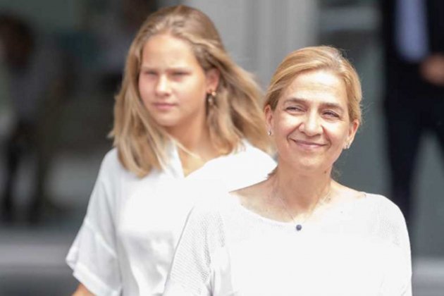 Irene Urdangarin y la Infanta Cristina GTRES