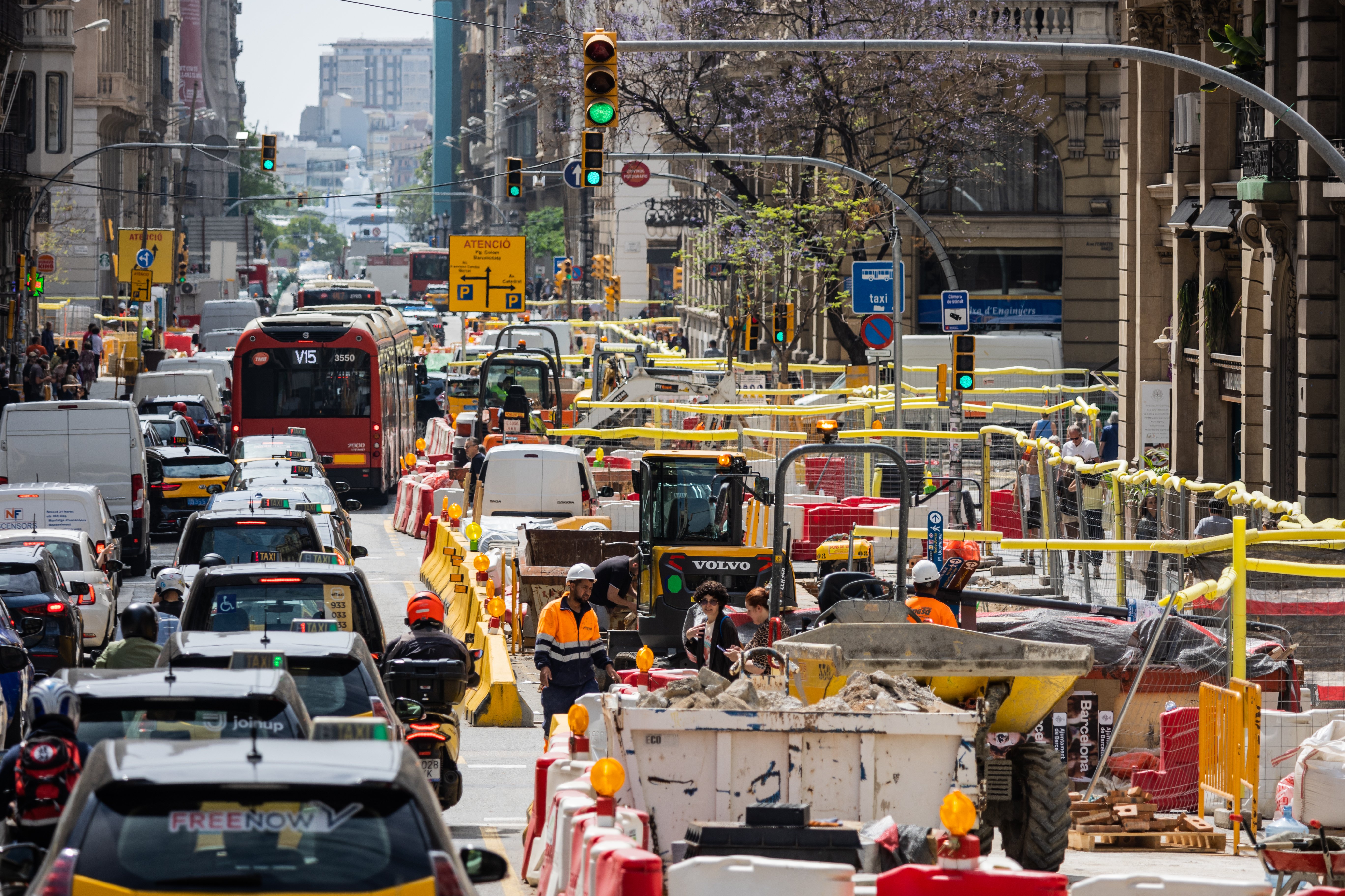 Así justifica el Ayuntamiento de Barcelona los dos años de obras que le esperan a la Via Laietana