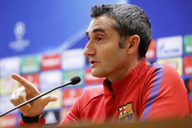 Ernesto Valverde Roma Barça Champions Efe