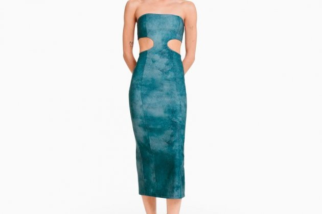 Vestit midi bandeau cut out Vestit midi bandeau cut out
