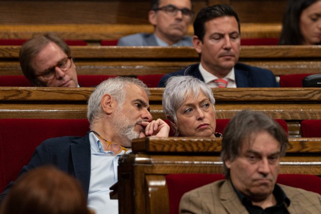 diputats ciutadans carrizosa anna grau sessió de control al govern foto pau venteo diputats ciutadans carrizosa anna grau sessió de control al govern foto pau venteo
