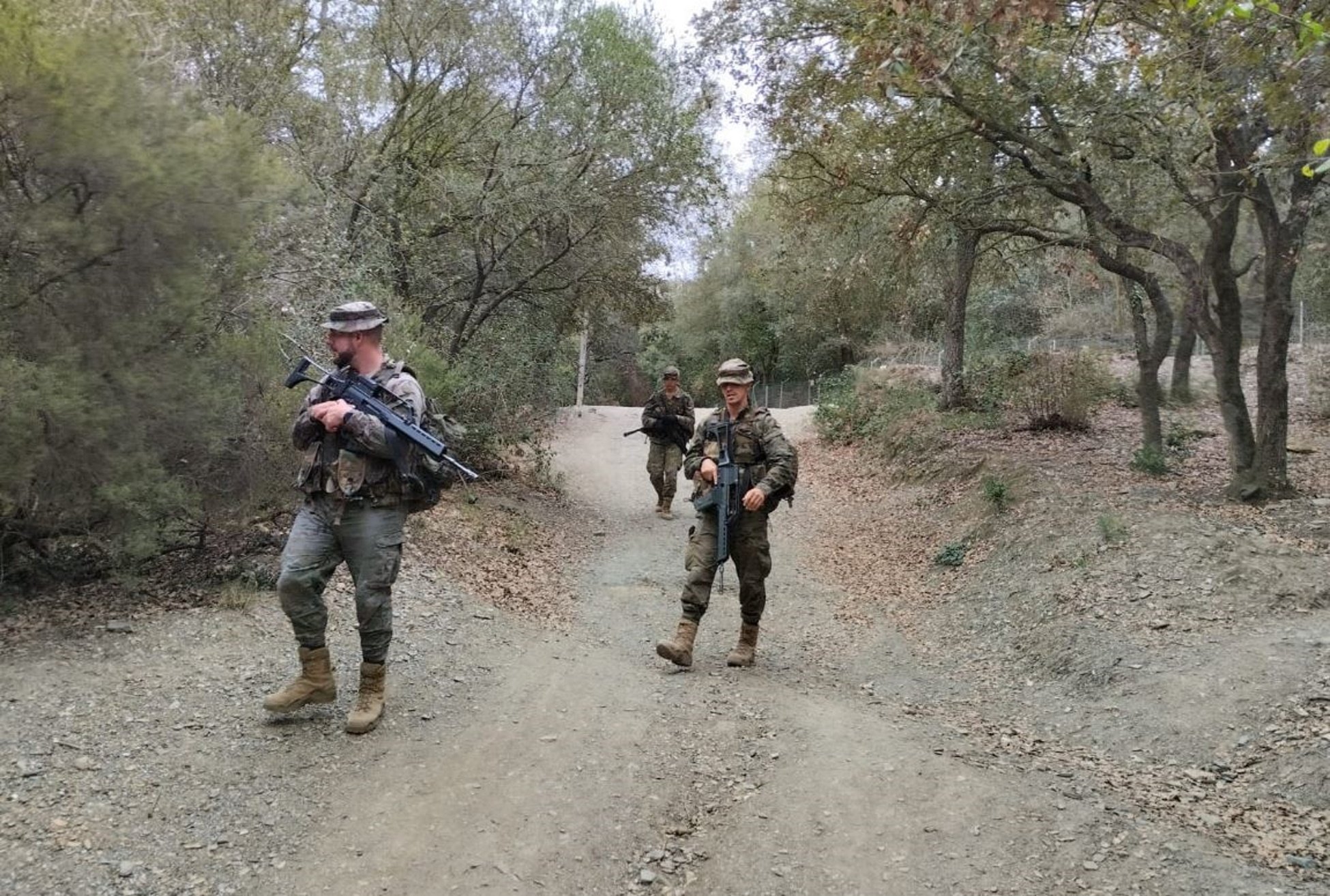 Polémica por la presencia de militares españoles en Collserola