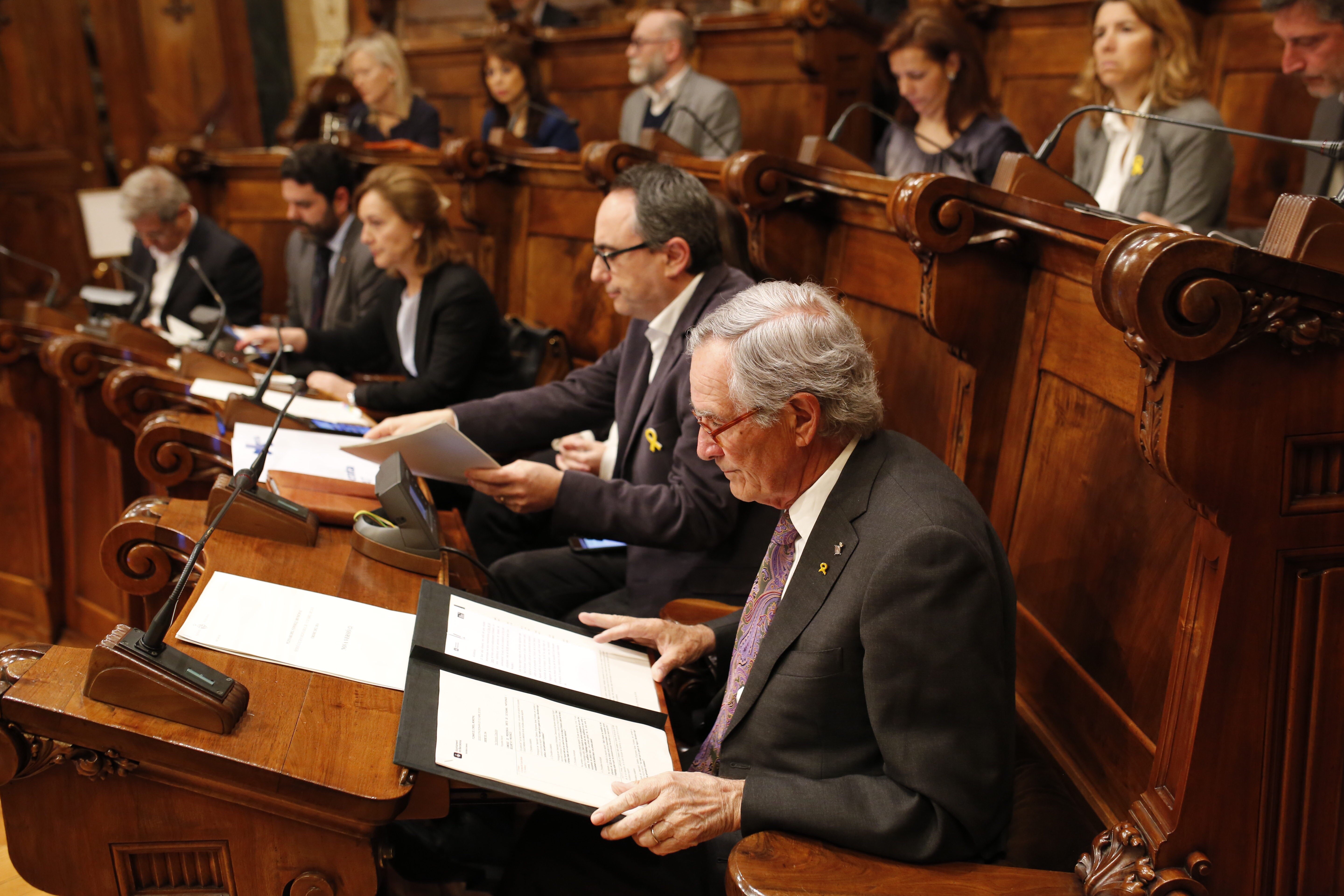 El PDeCAT de Barcelona recita un poema per la llibertat dels presos polítics