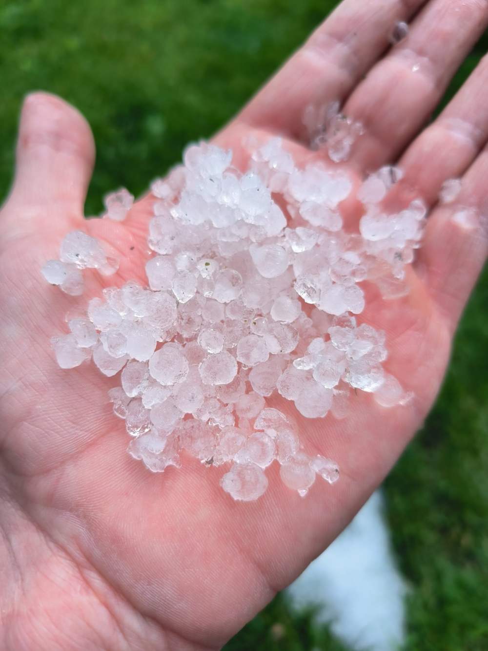 Las últimas granizadas han afectado zonas como el Priorat, Lleida y el Solsonès / Twitter: @stjcerdanyola - Alto Berguedà