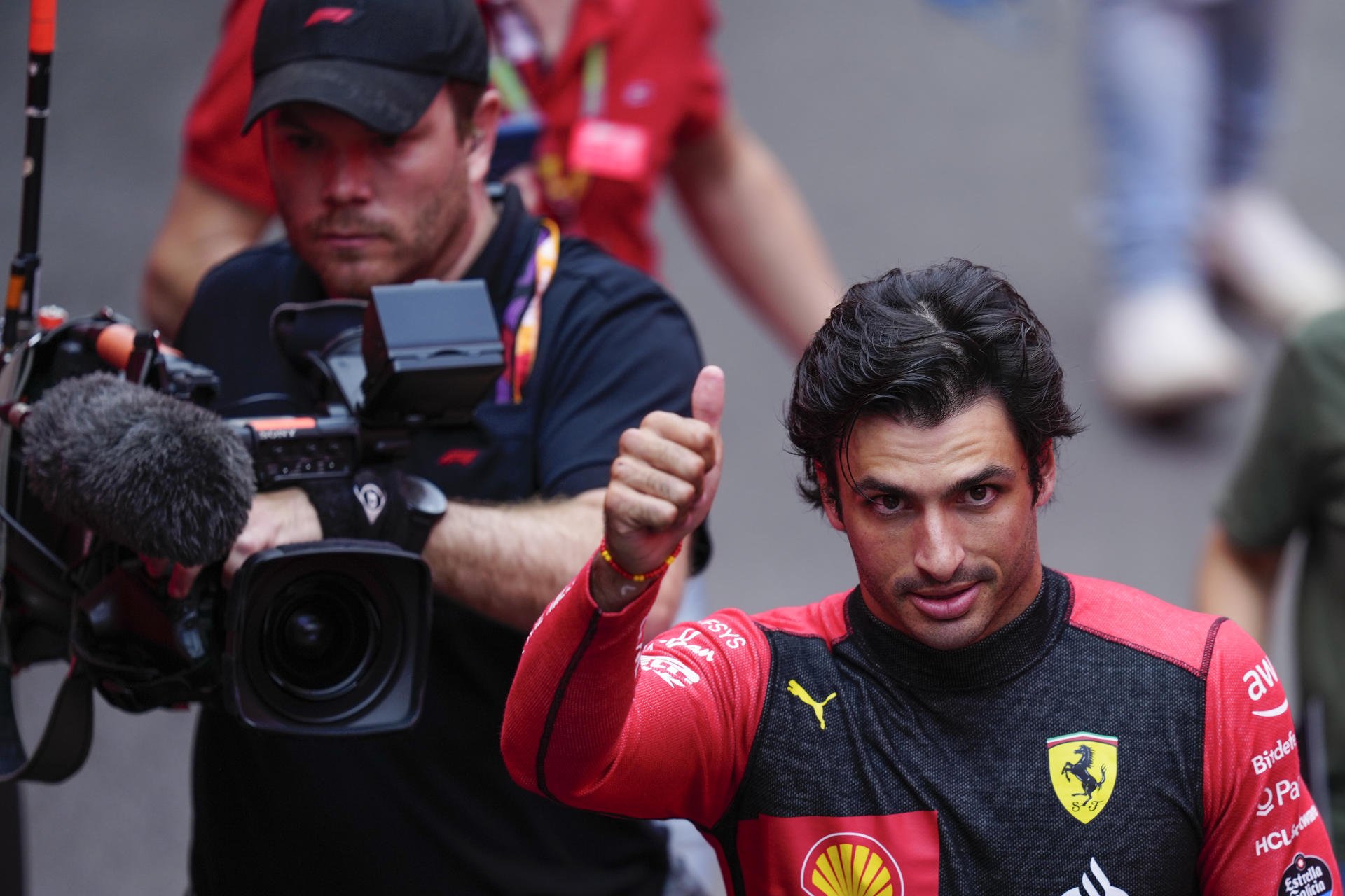 Frédéric Vasseur, el capo de Ferrari, señala a Carlos Sainz: "Perdió 20 segundos"