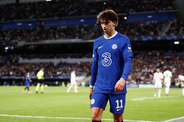 Joao Felix disputando un partido con el Chelsea en el Santiago Bernabéu / Foto: Europa Press