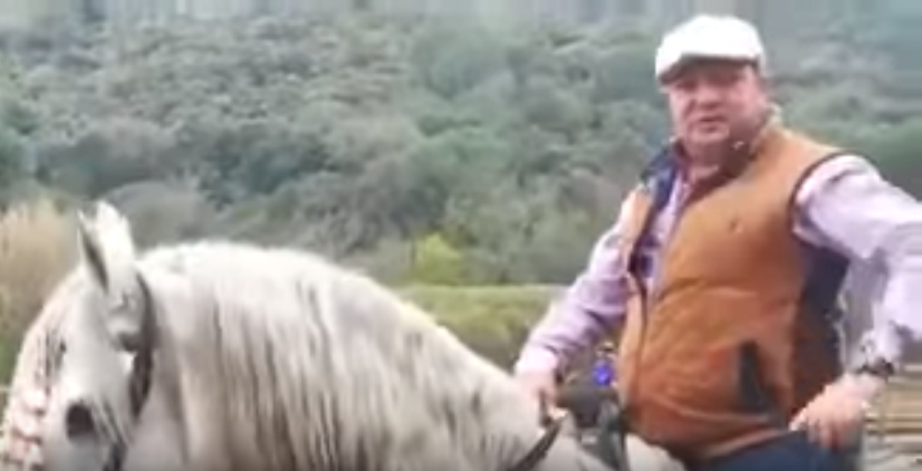 Puigdemont denuncia al hombre a caballo que deseó su violación