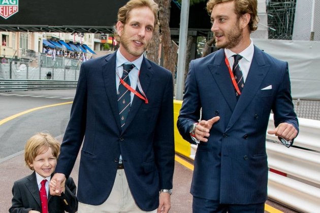 Andrea y Pierre Casiraghi