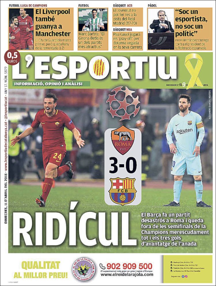 El Deportivo Portada 11 04 2018