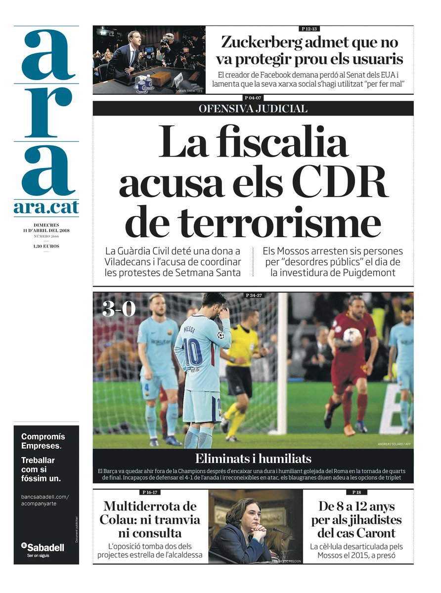 Ahora Portada 11 04 2018