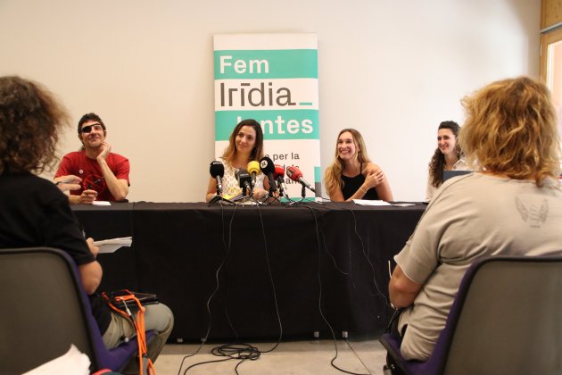 Rueda de prensa de Irídia. Stop Bales de Goma y Amnistía Internacional. Foto: Balnca Blay /ACN Rueda de prensa de Irídia. Stop Bales de Goma y Amnistía Internacional. Foto: Balnca Blay /ACN