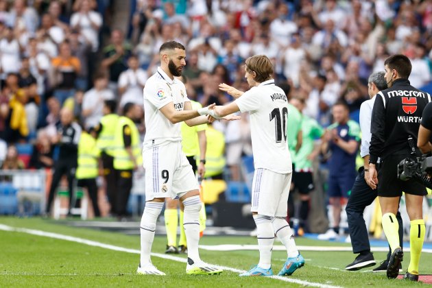 Luka Modric sustituye en Karim Benzema / Foto: Europa Press Luka Modric sustituye en Karim Benzema / Foto: Europa Press