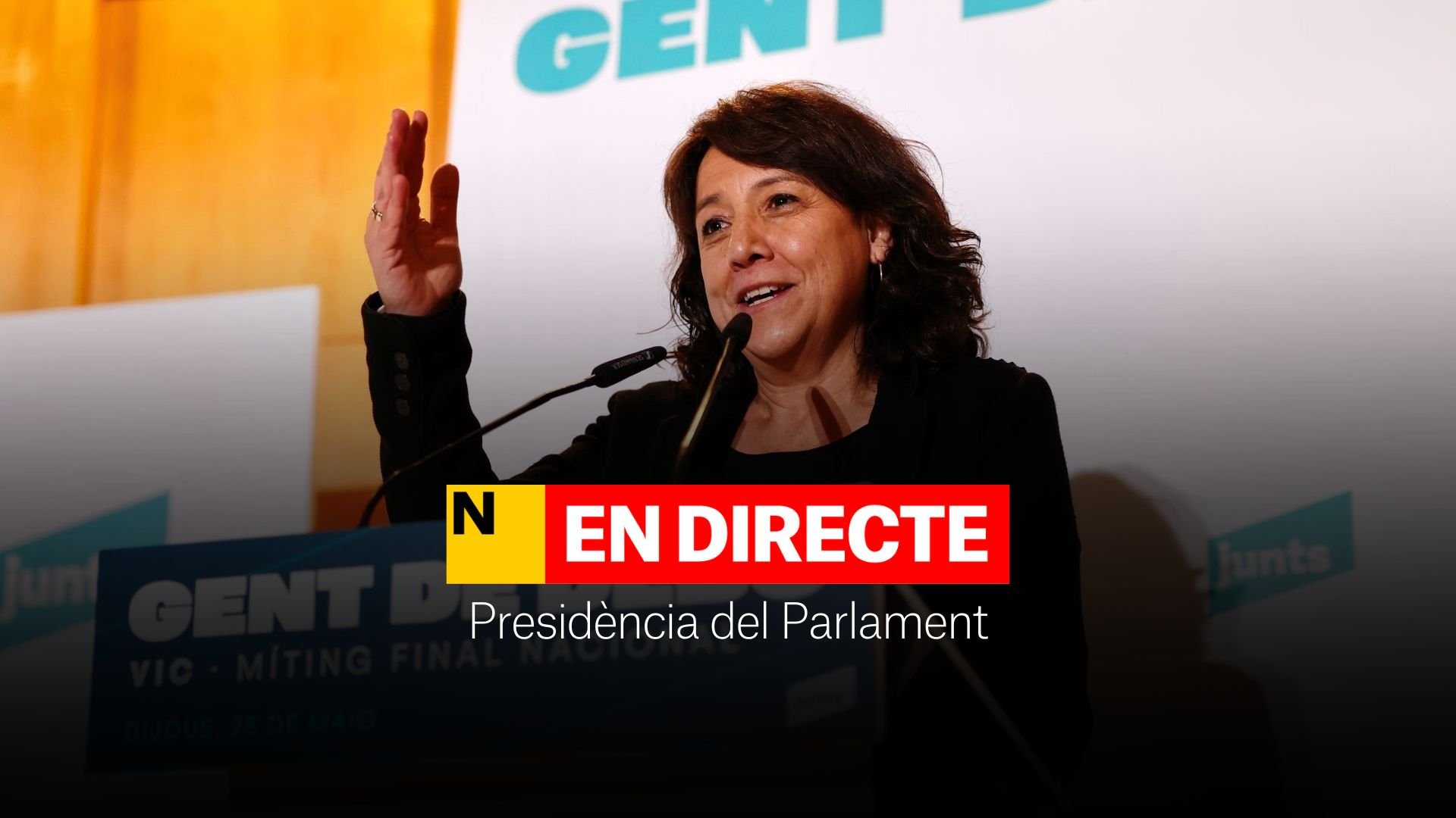 Pleno extraordinario para escoger a Anna Erra como presidenta del Parlament, DIRECTO