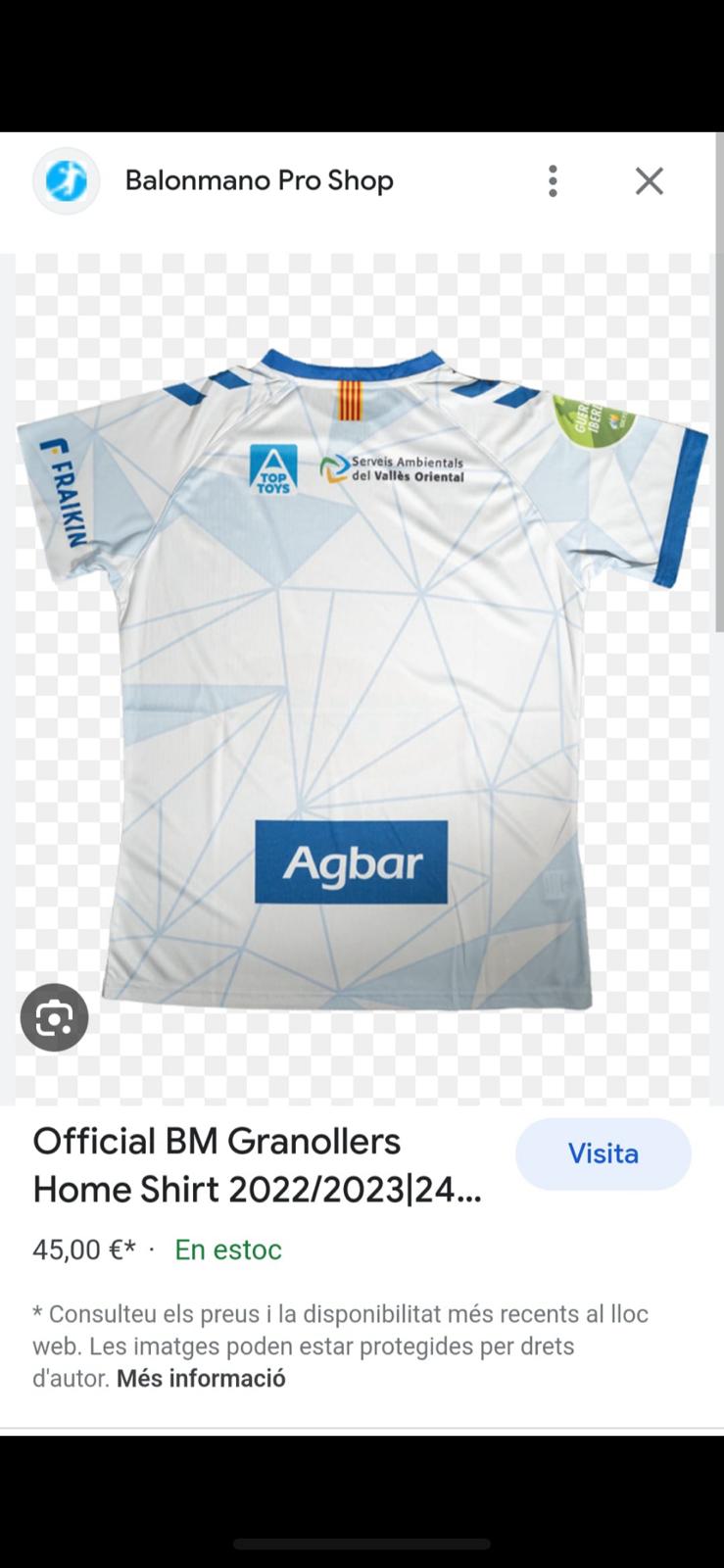 Samarreta Granollers Samarreta Granollers