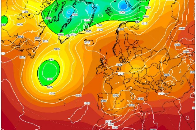 Una DANA afectará en Catalunya a esta semana con lluvia y fuertes tormentas / WETTERZENTRALE