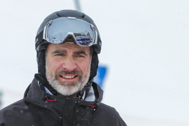 El rei Felip, a Baqueira El rei Felip, a Baqueira