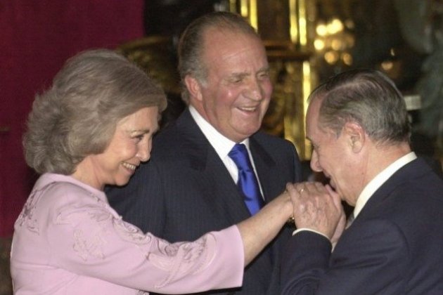 La reina Sofia, Joan Carles I i Jaime Peñafiel La reina Sofia, Joan Carles I i Jaime Peñafiel