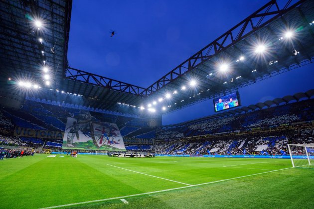 El Giuseppe Meazza abans del duel|dol de semifinals de Champions League / Foto: Europa Press El Giuseppe Meazza abans del duel|dol de semifinals de Champions League / Foto: Europa Press