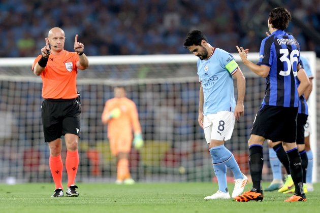 Manchester City Inter Marciniak Gundogan EFE Manchester City Inter Marciniak Gundogan EFE