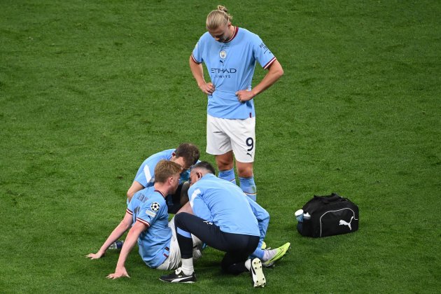 Kevin De Bruyne lesió Manchester City / Foto: EFE Kevin De Bruyne lesió Manchester City / Foto: EFE