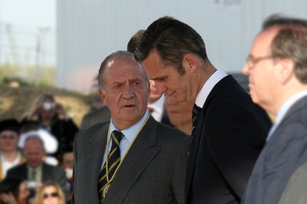 Juan Carlos I e Iñaki Urdangarin