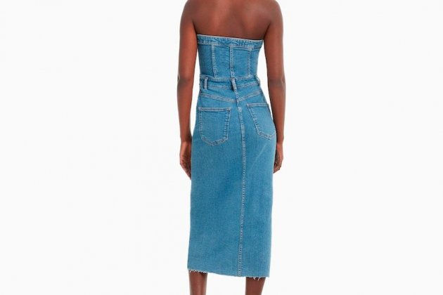 Vestit denim bandeau largo1 Vestit denim bandeau largo1