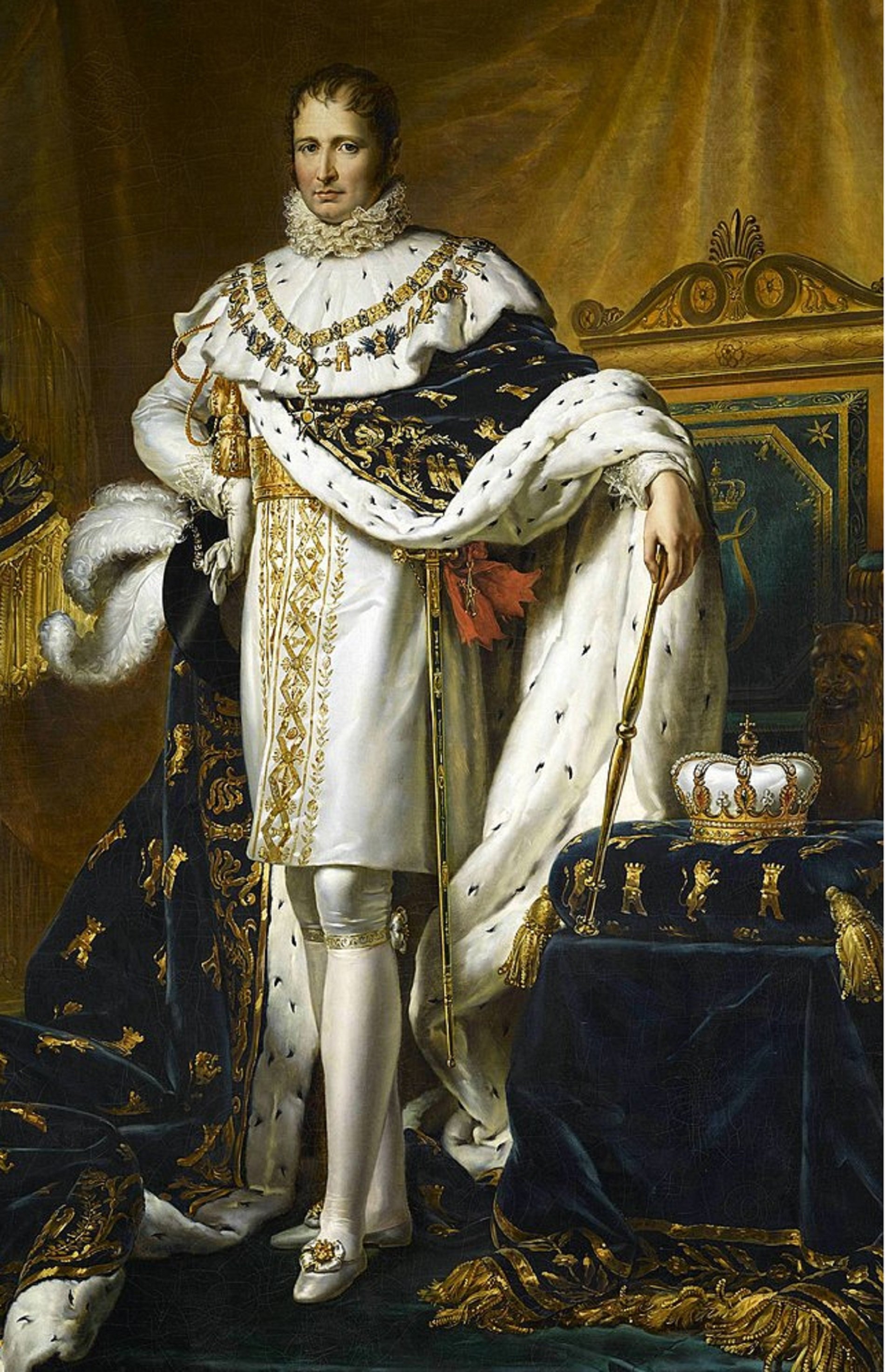 El rey José I abandona el trono español