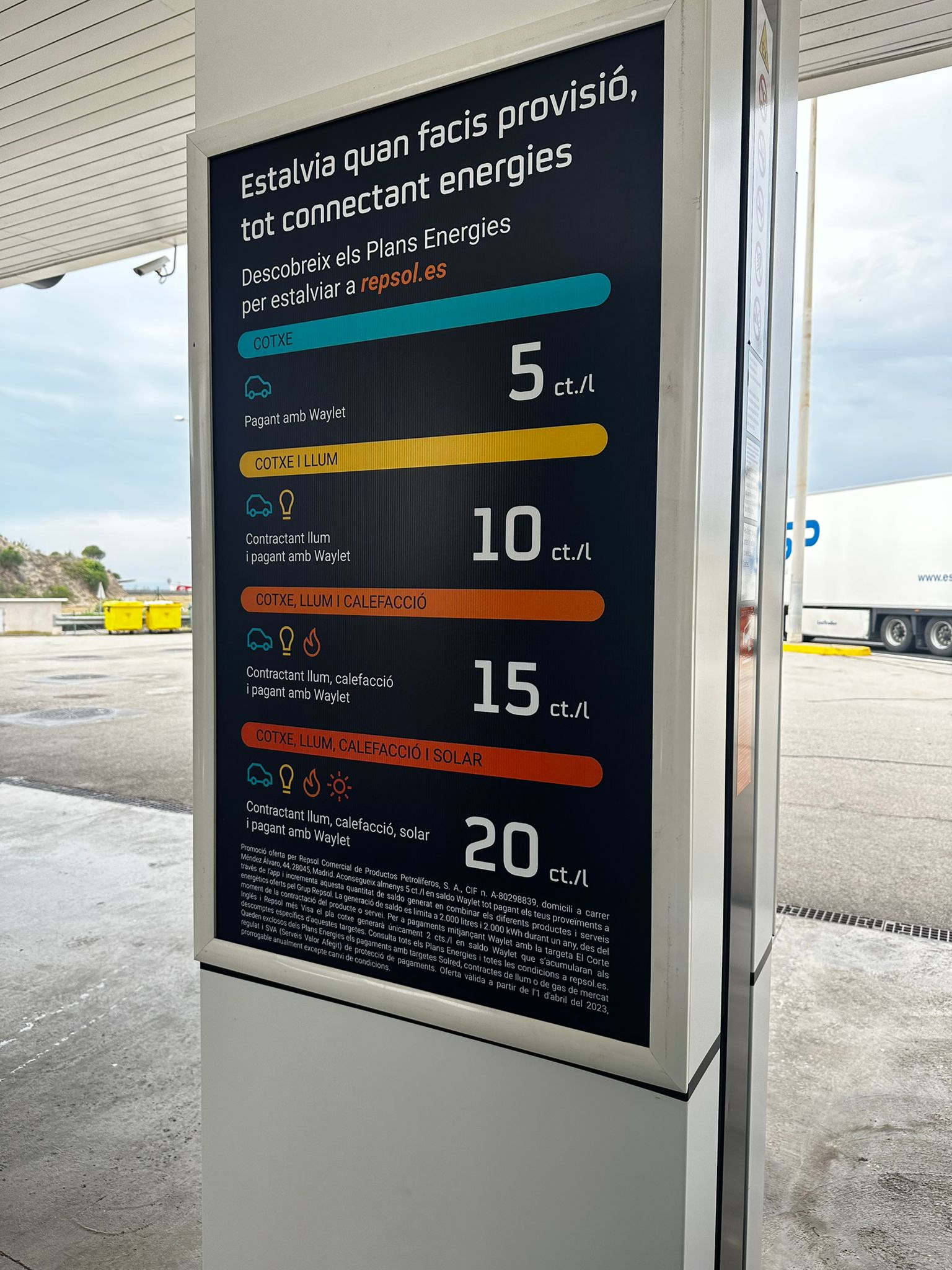 El precio de la gasolina cae en picado con esta promoción de Repsol, hasta 20 centimos por litro