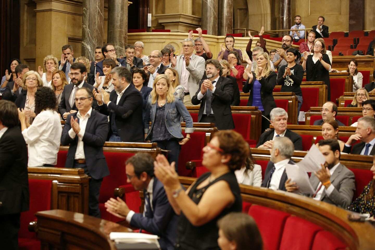 El referèndum al setembre i el TC, a la premsa internacional