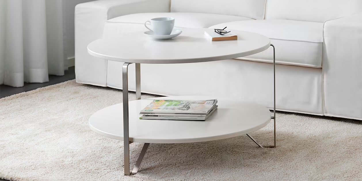Volem parlar de la taula de centre d'Ikea que encaixa als salons més elegants