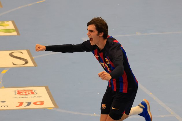 Pablo Urdangarin celebra un gol con el sue exequipo, GTRES Pablo Urdangarin celebra un gol con el sue exequipo, GTRES