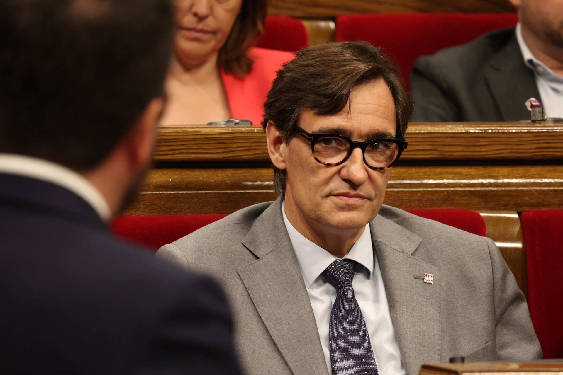 Salvador Illa al ple del Parlament (2) / Miquel Muñoz