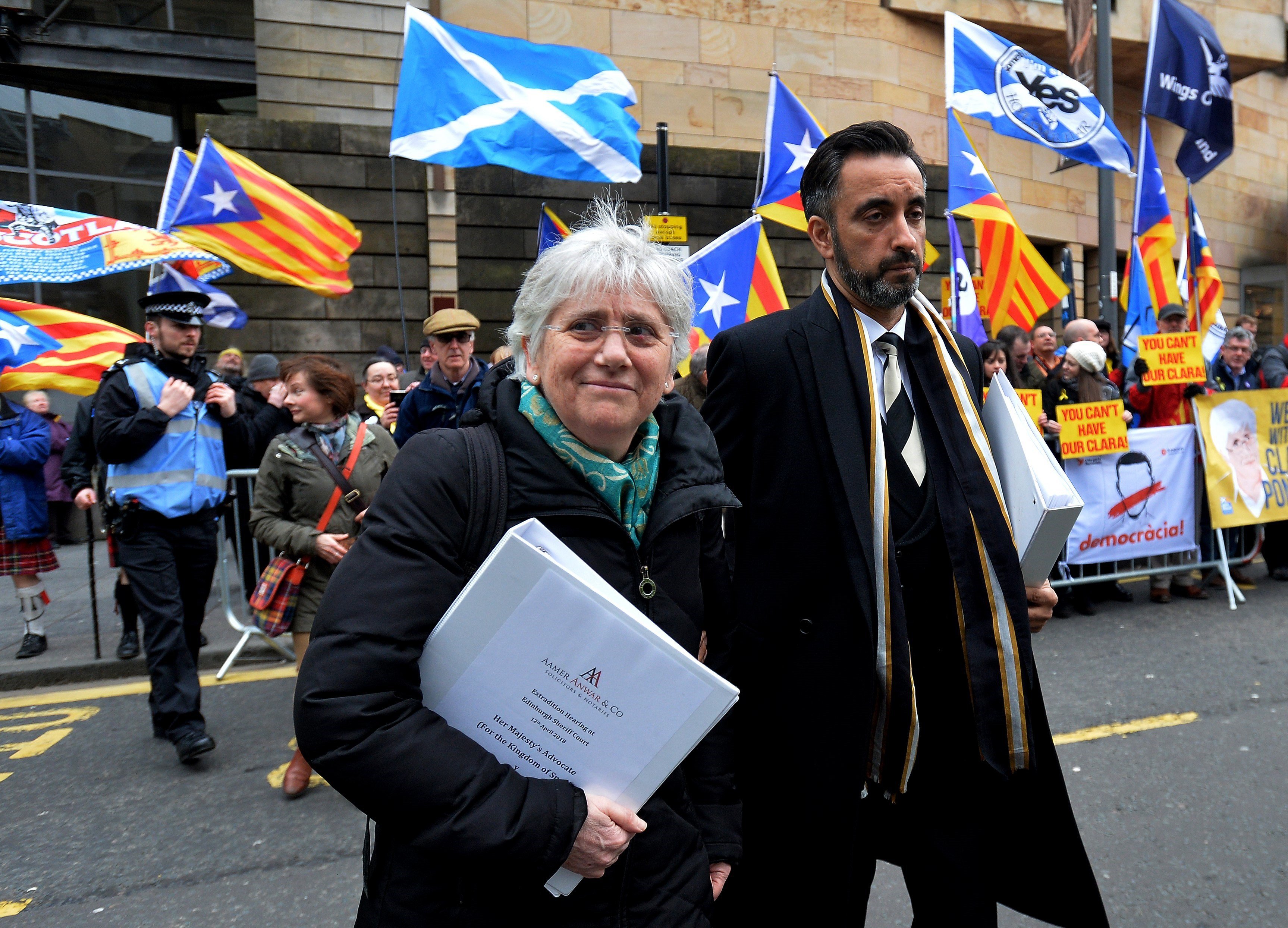 Ponsatí defiende hoy quedarse en Escocia