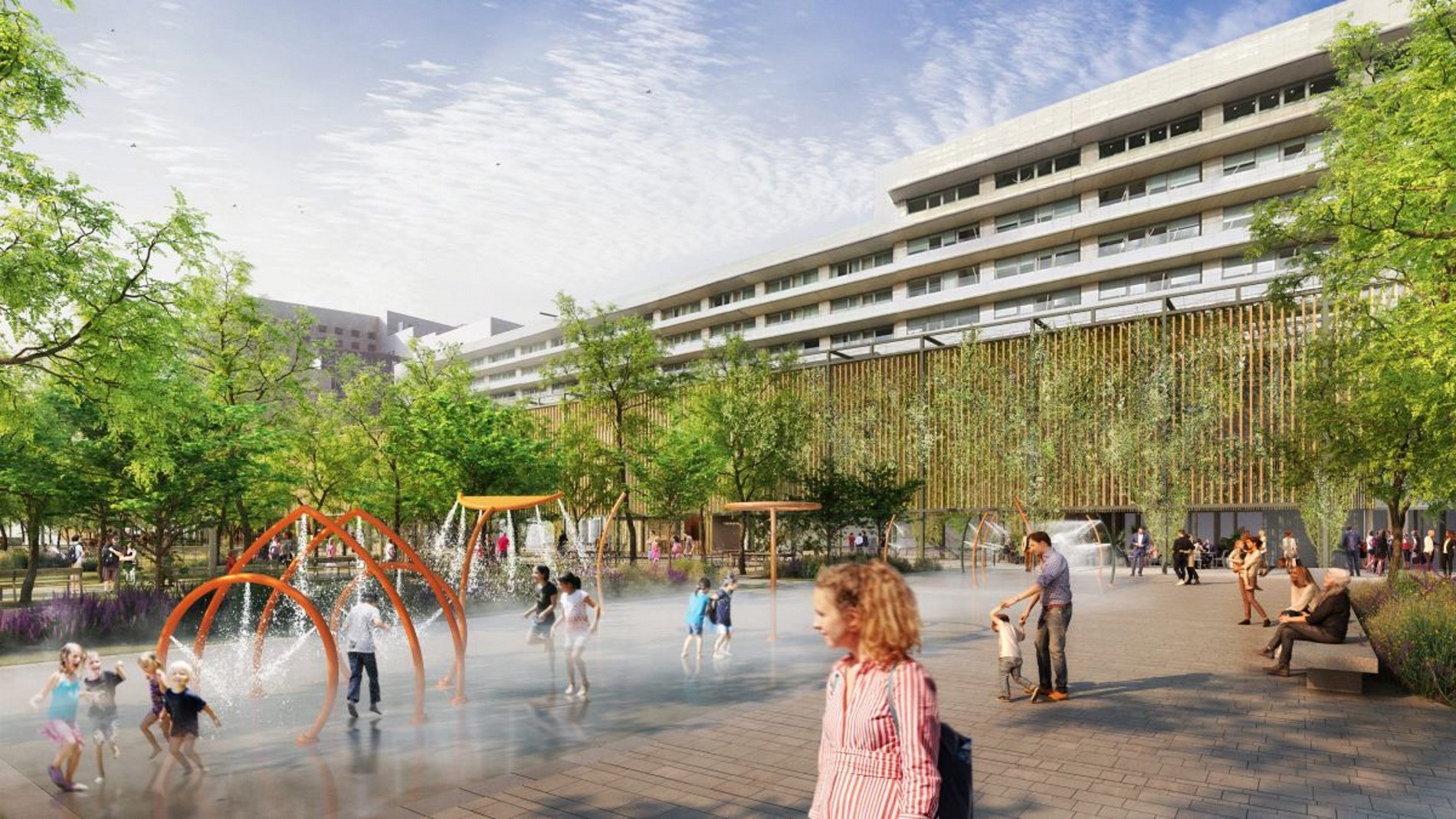 L’illa Diagonal financiará la renovación de los Jardines de Sant Joan de Déu