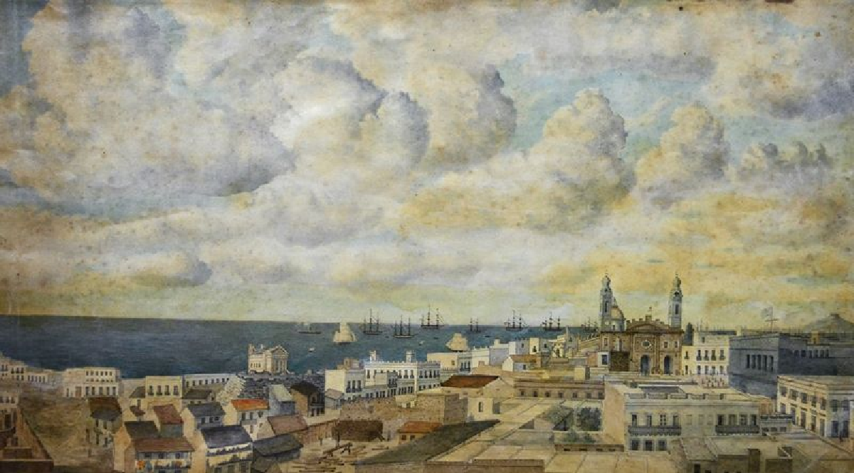 Montevideo (1848). Fuente Archivo Histórico Nacional