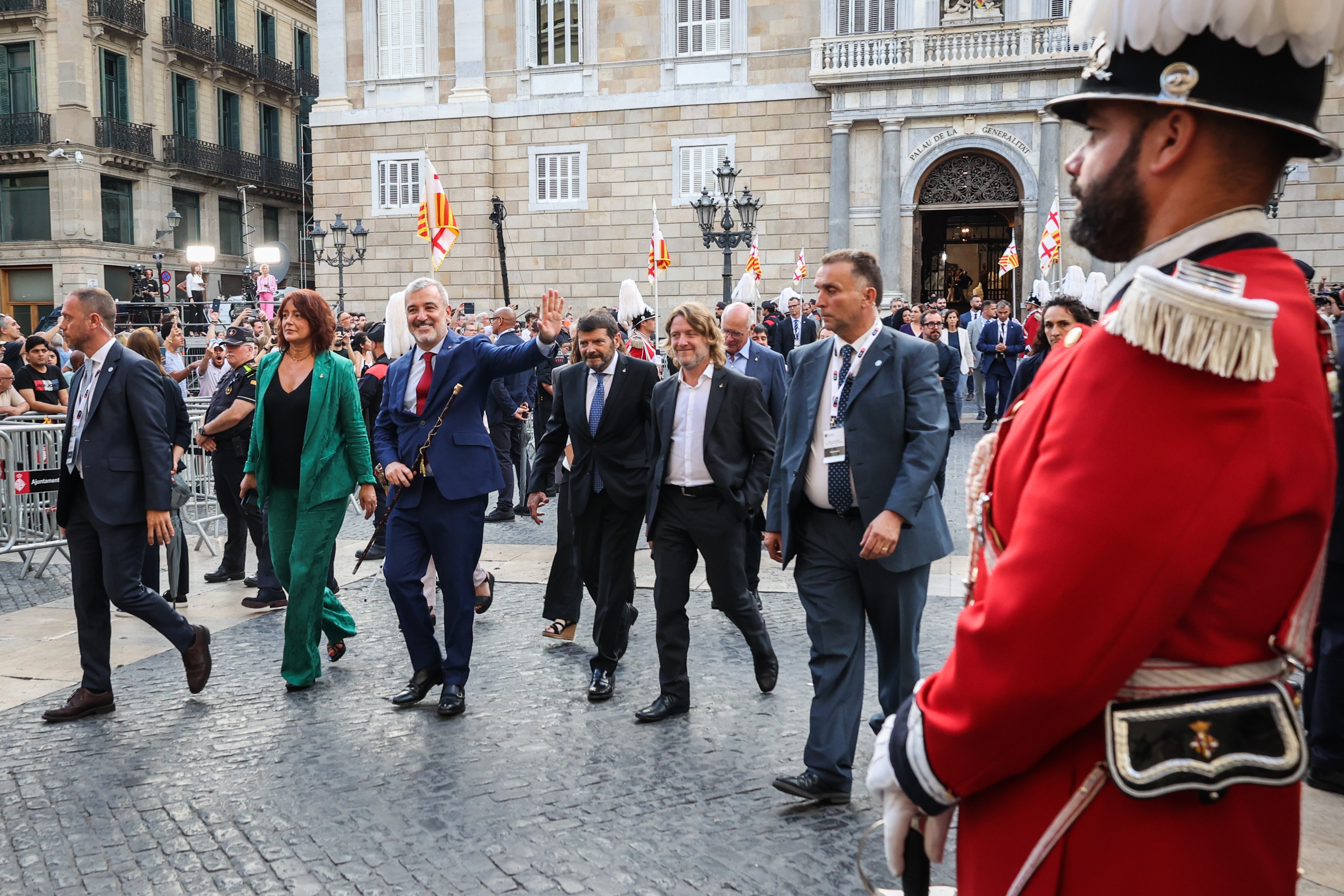 Así es el primer cartapacio de Jaume Collboni, con cuatro tenencias de alcaldía